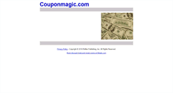 Desktop Screenshot of couponmagic.com